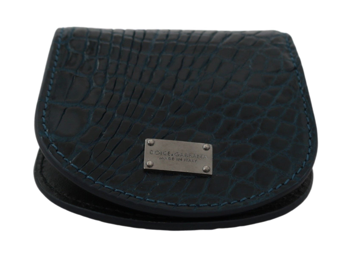 Étui à préservatifs Dolce & Gabbana Blue Exotic Skins avec pochette