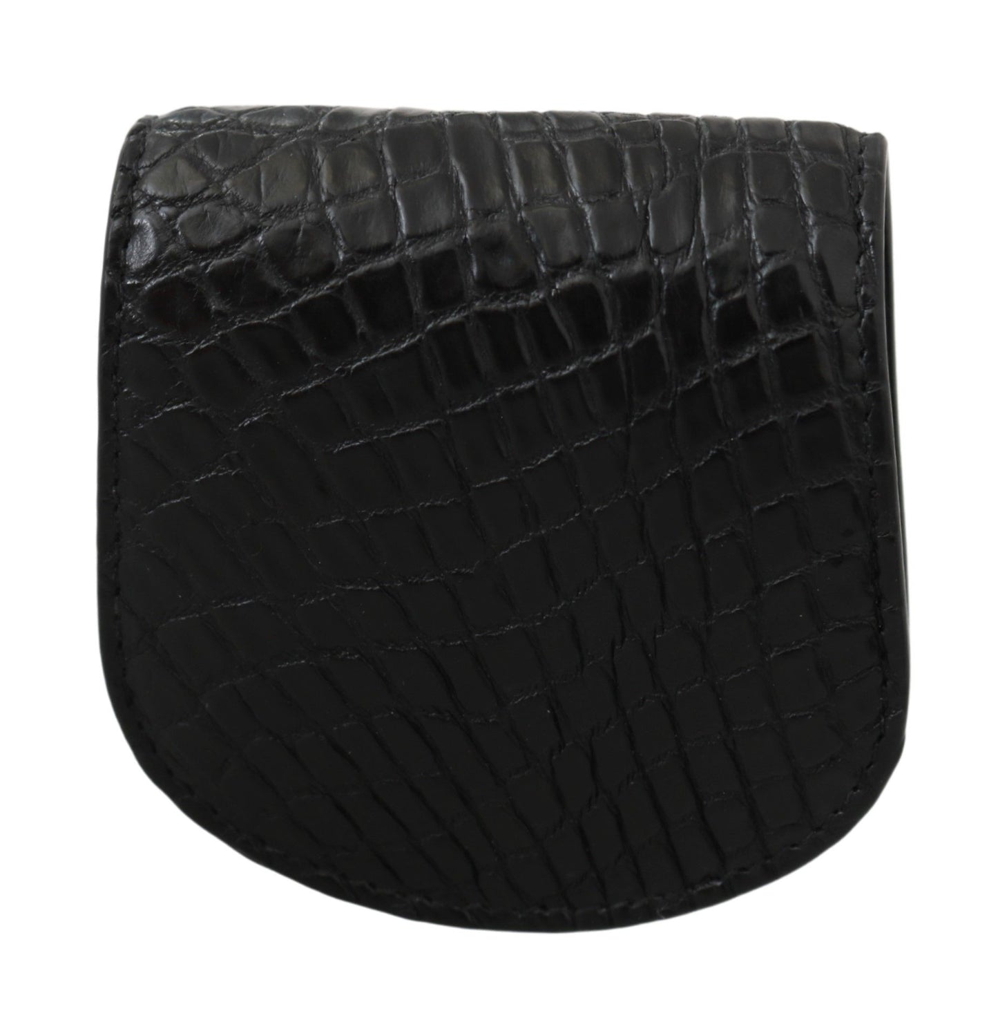 Étui à préservatifs de poche Dolce & Gabbana en peau exotique noire
