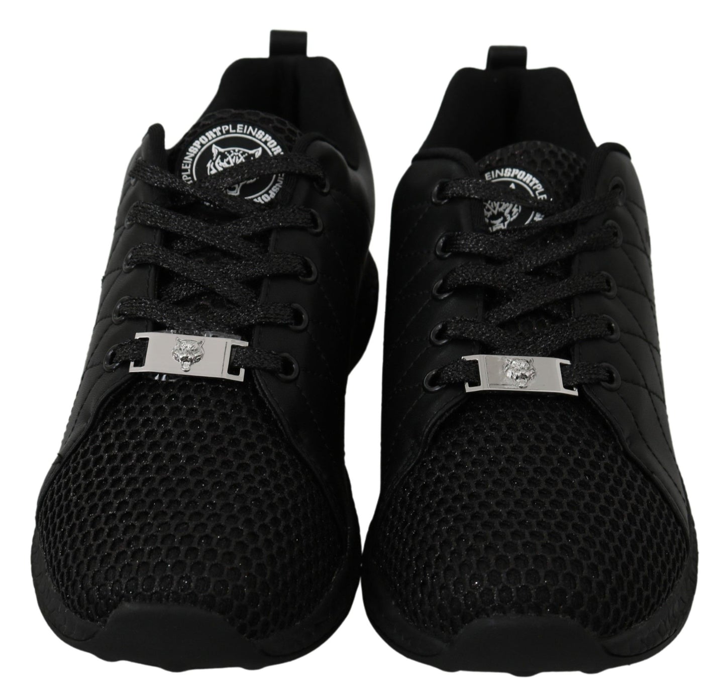 Baskets de course décontractées noires Philipp Plein