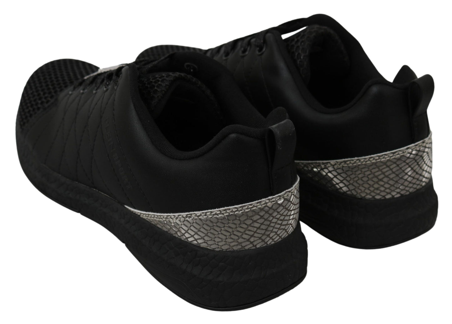 Baskets de course décontractées noires Philipp Plein