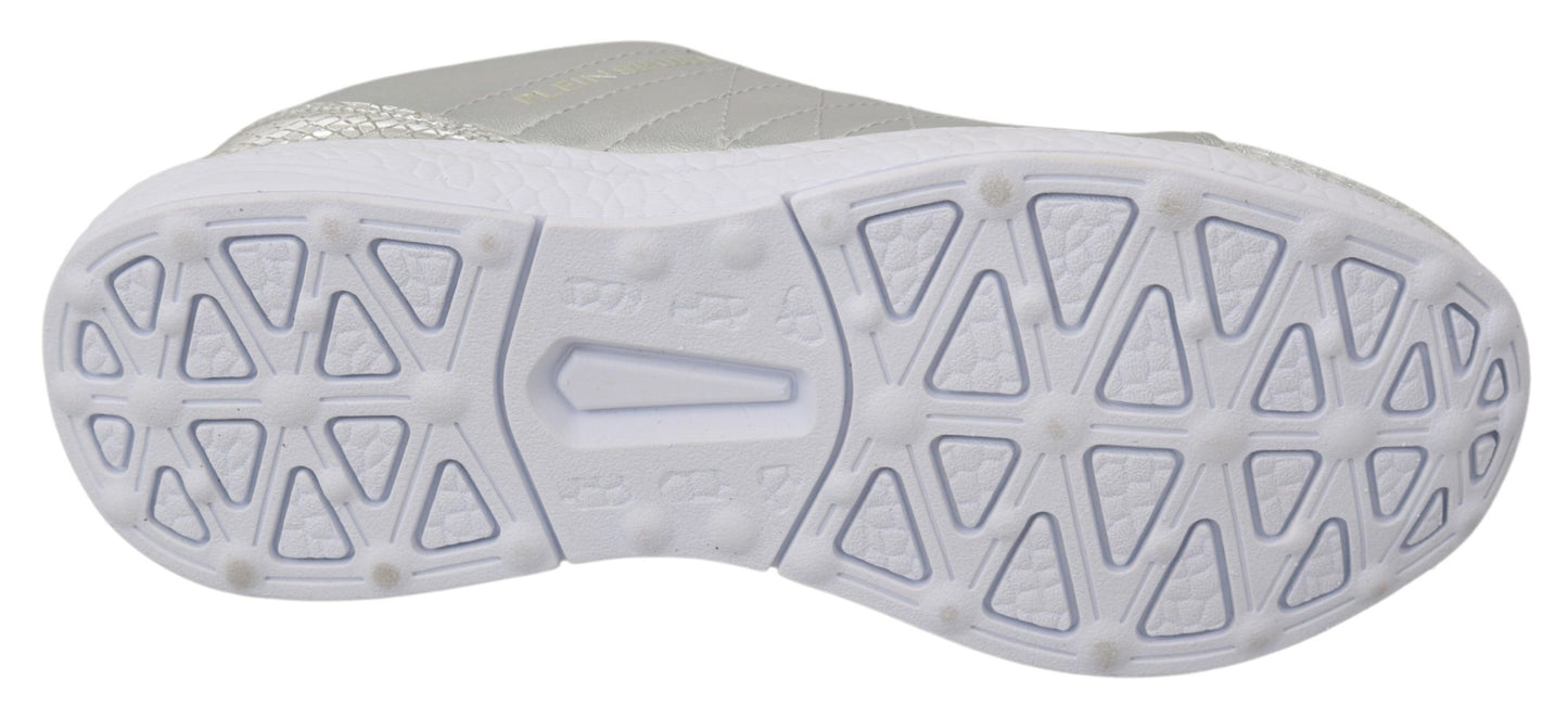 Baskets Philipp Plein Gisella en polyester argenté