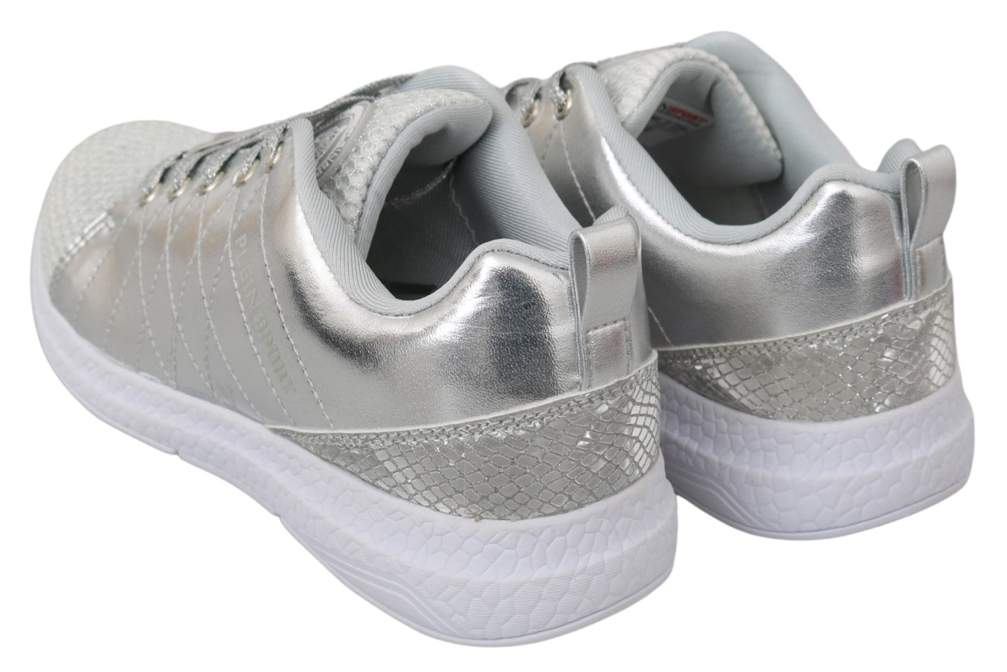 Baskets Philipp Plein Gisella en polyester argenté