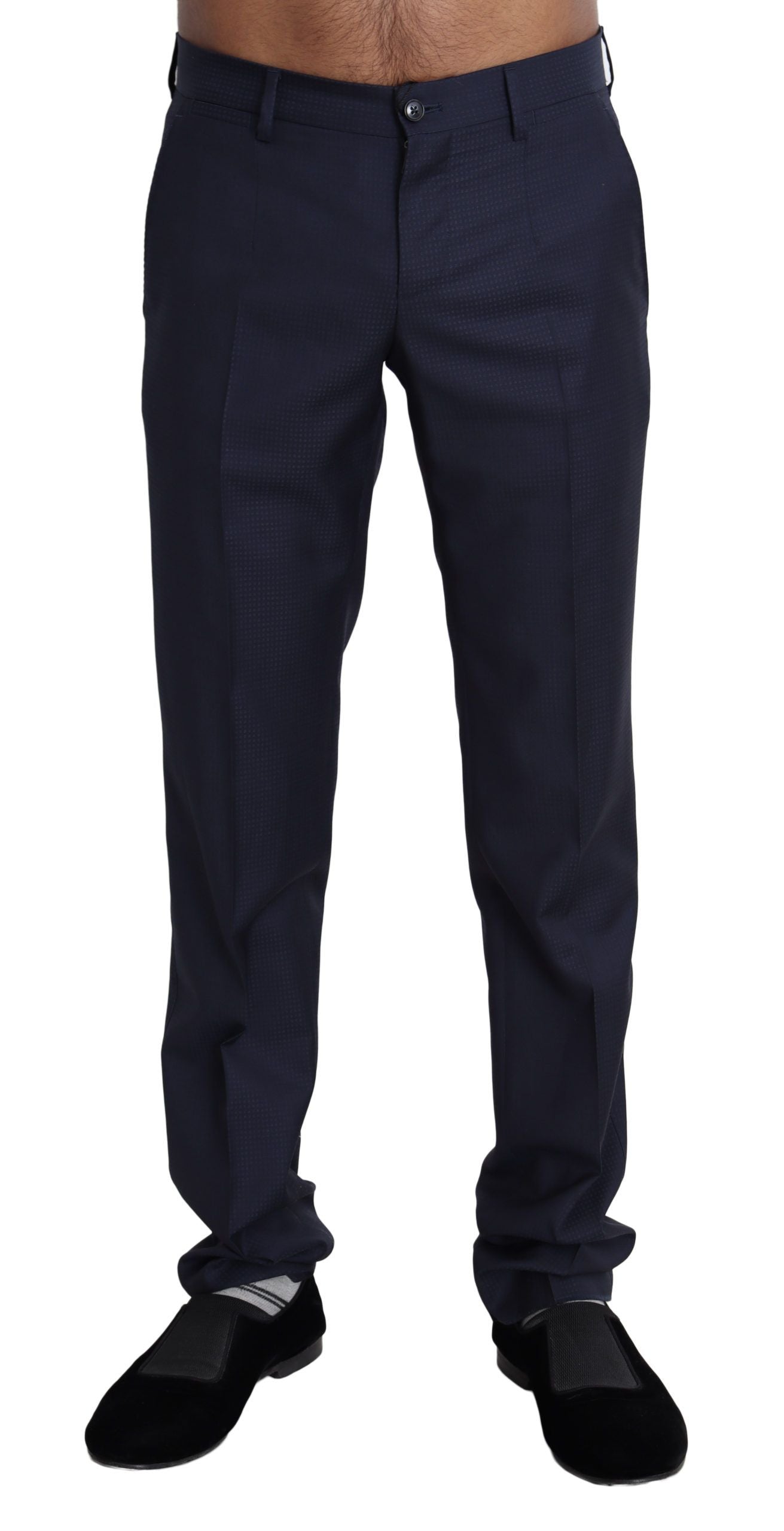 Pantalon habillé bleu marine Dolce & Gabbana pour homme
