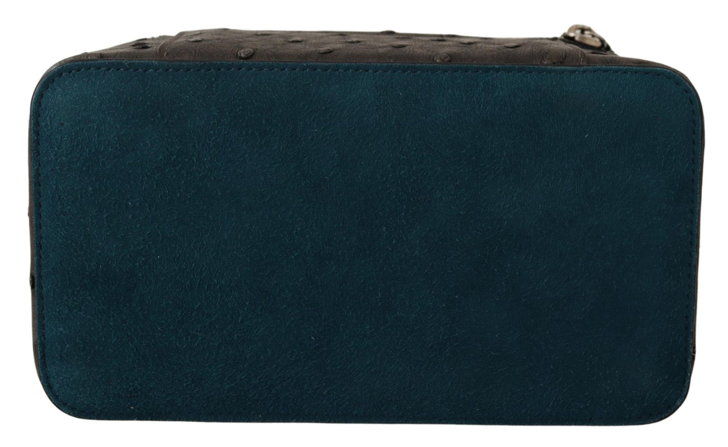 Trousse de toilette Dolce & Gabbana en cuir gris