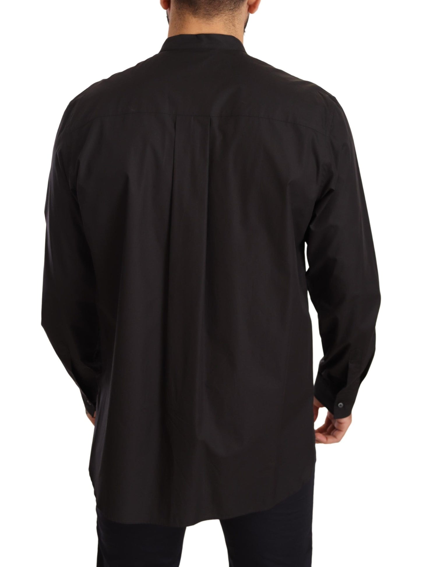 Chemise habillée noire Dolce & Gabbana 100 % coton