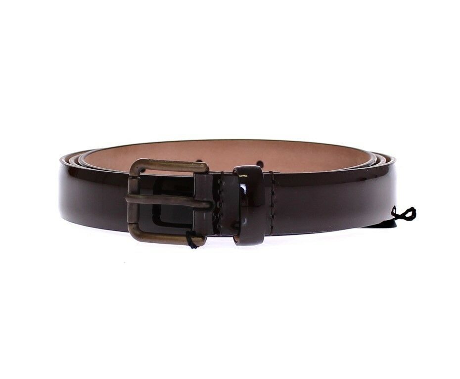 Dolce & Gabbana Ceinture à logo en cuir marron Ceinture Cintura