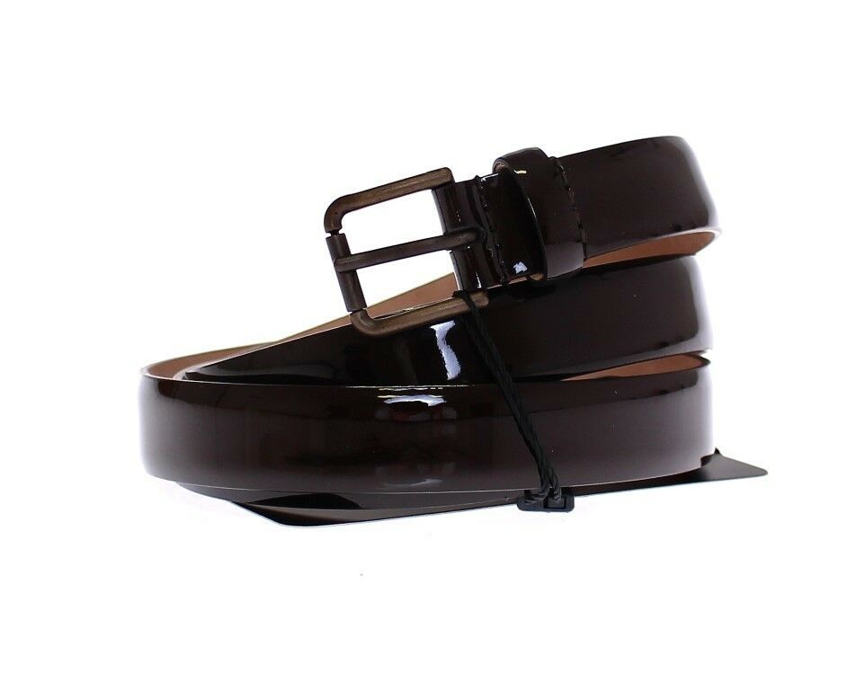 Dolce & Gabbana Ceinture à logo en cuir marron Ceinture Cintura