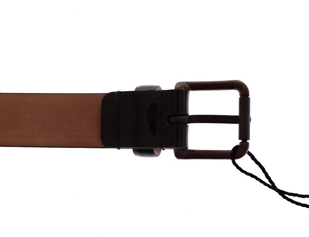 Dolce & Gabbana Ceinture à logo en cuir marron Ceinture Cintura