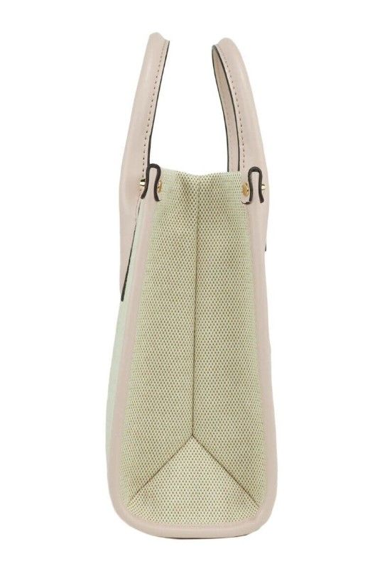 Michael Kors Mirella Kleine Puderrosa Canvas Shopper Umhängetasche Handtasche