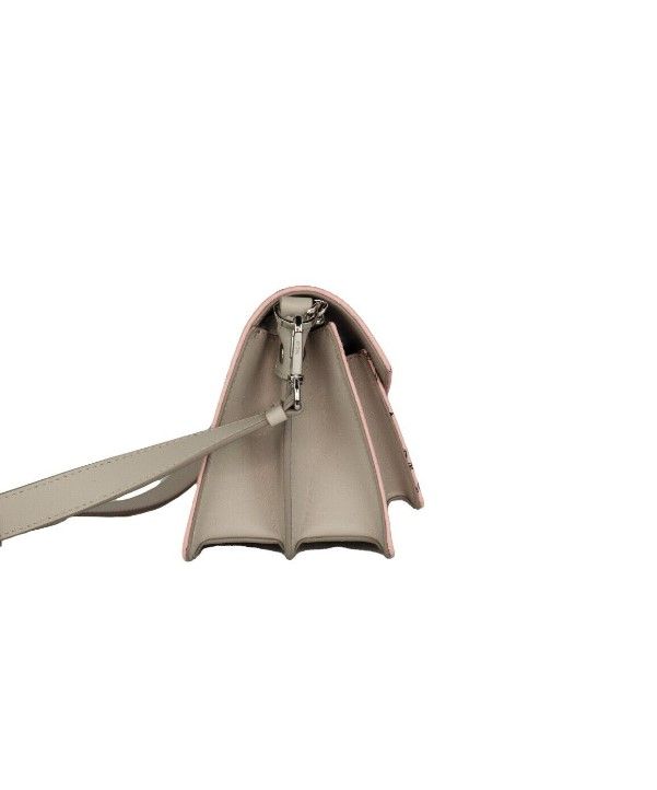 MCM Signature – Mini-Umhängetasche aus Leder mit Flap-Lock-Verschluss und Diamant-Logo in Zartrosa