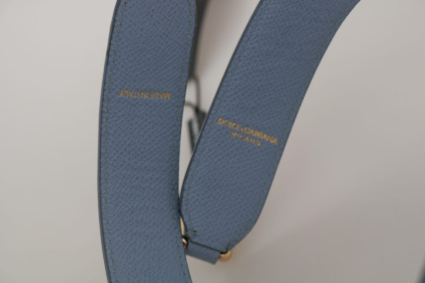 Bandoulière accessoire pour sac à main en cuir bleu Dolce & Gabbana