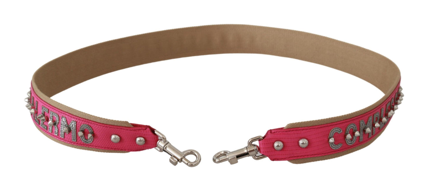 Bandoulière en cuir rose pour sac à main Dolce & Gabbana