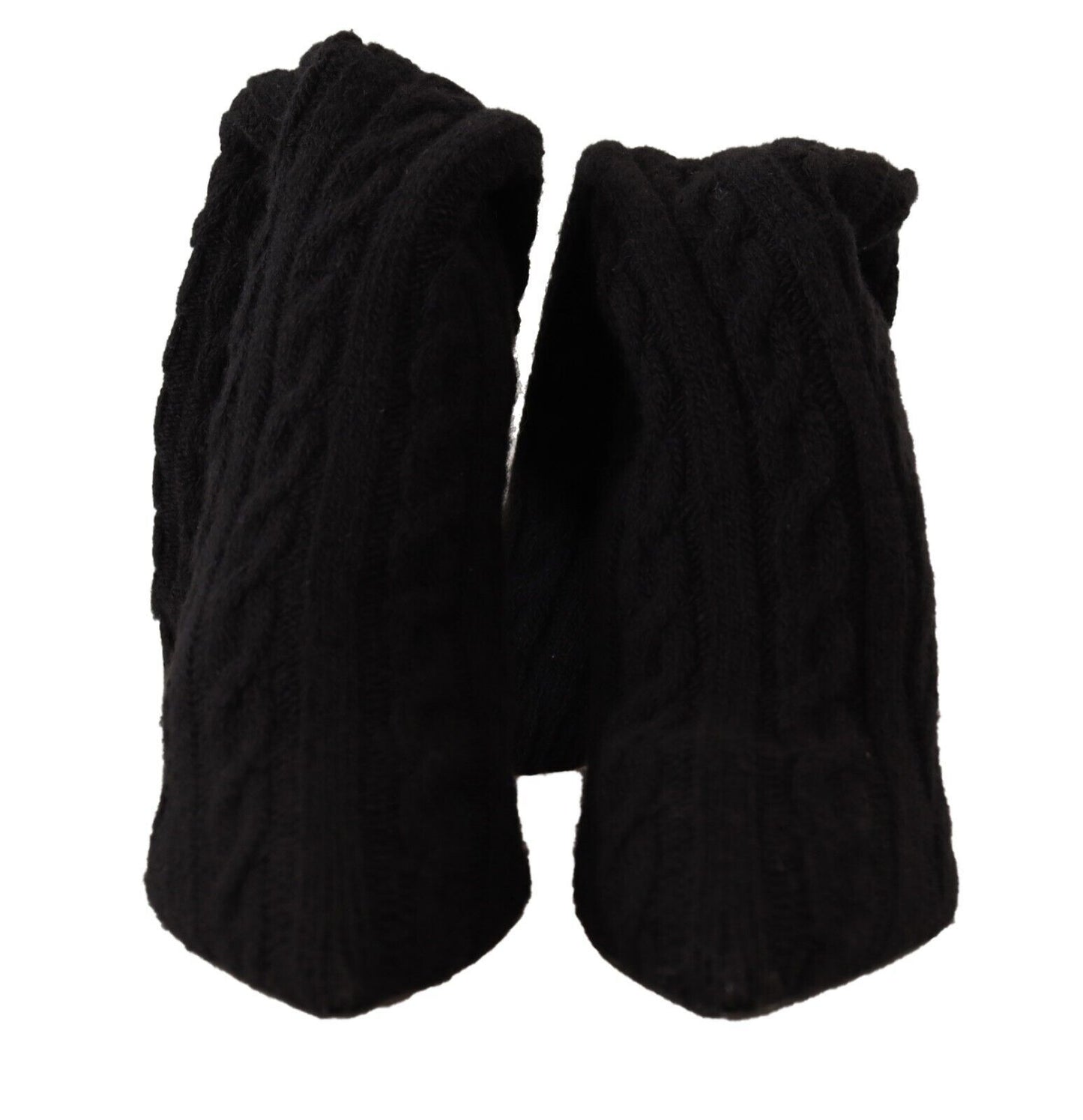 Bottines montantes noires extensibles Dolce & Gabbana