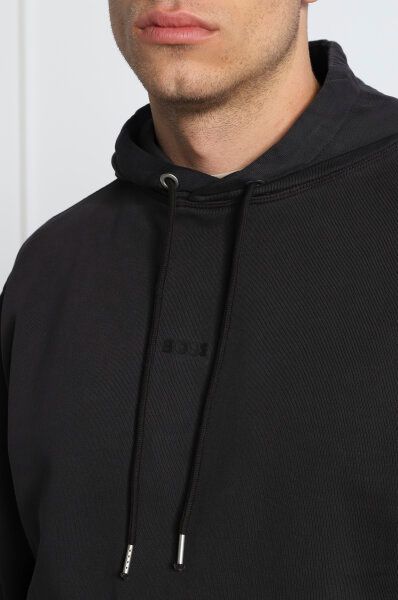 Hugo Boss Elegantes dunkelblaues Kapuzensweatshirt aus Baumwolle