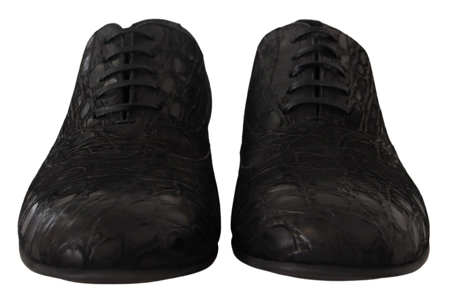Chaussures Oxford Dolce & Gabbana en cuir noir Caïman pour homme