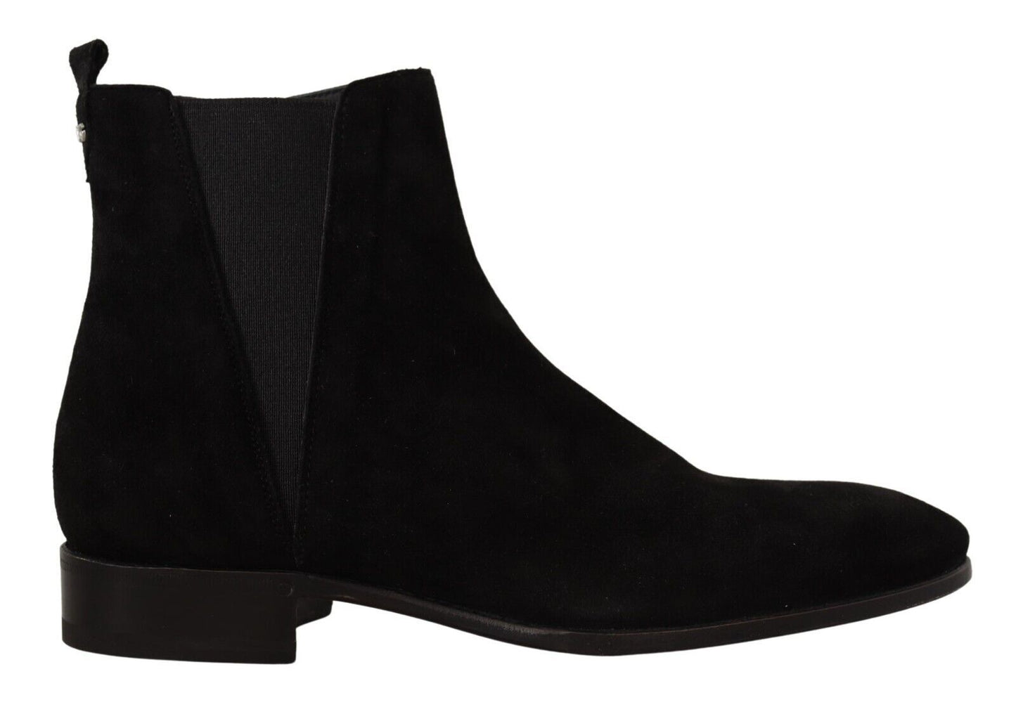 Bottines Chelsea en daim noir Dolce & Gabbana pour homme