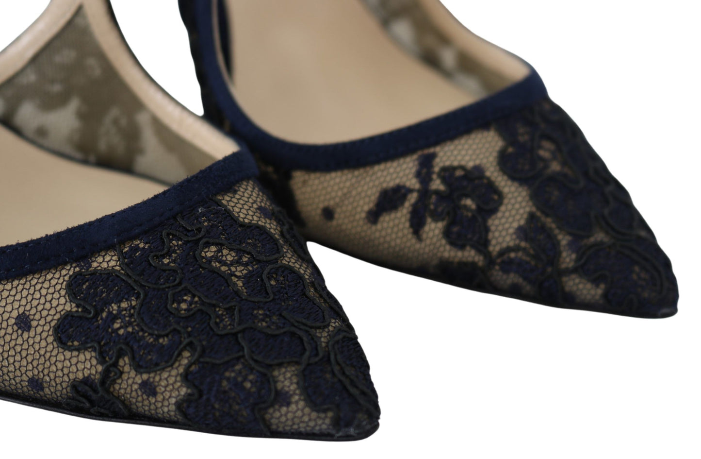 Jimmy Choo Marineblaue Lancer-Lederpumps – Entfesselte Eleganz