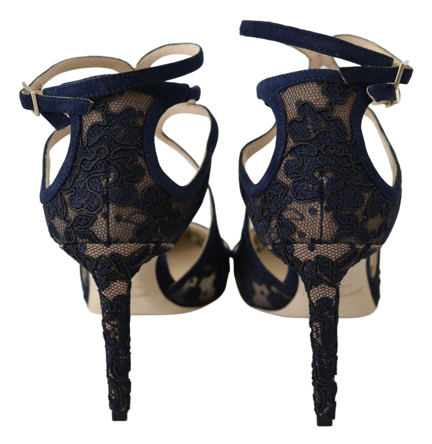 Jimmy Choo Marineblaue Lancer-Lederpumps – Entfesselte Eleganz