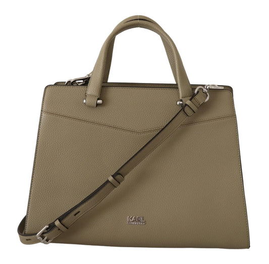 Sac fourre-tout en cuir vert sauge enchanteur