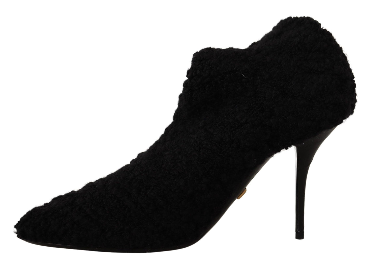 Bottes mi-mollet noires à talons aiguilles Dolce & Gabbana pour femme
