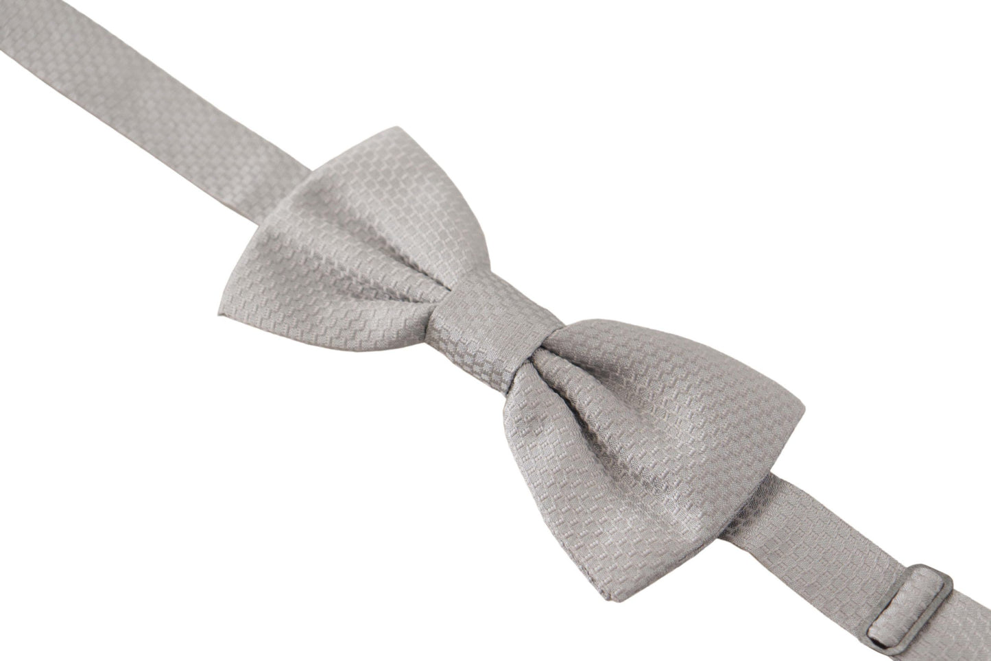 Cravate papillon ajustable grise 100 % soie Dolce & Gabbana