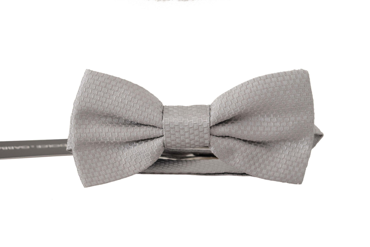 Cravate papillon ajustable grise 100 % soie Dolce & Gabbana