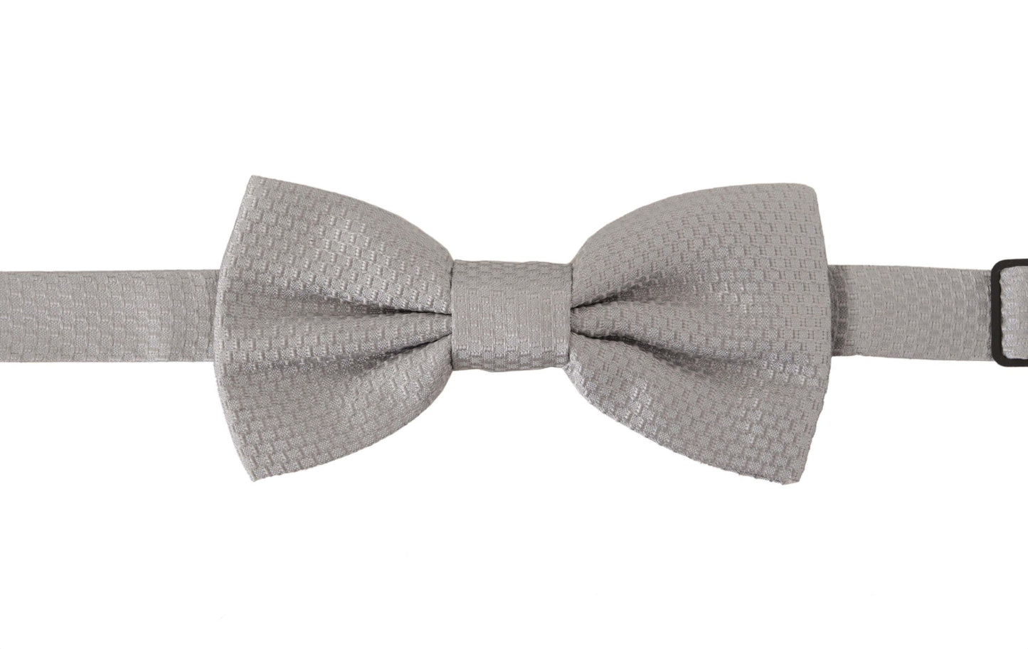Cravate papillon ajustable grise 100 % soie Dolce & Gabbana