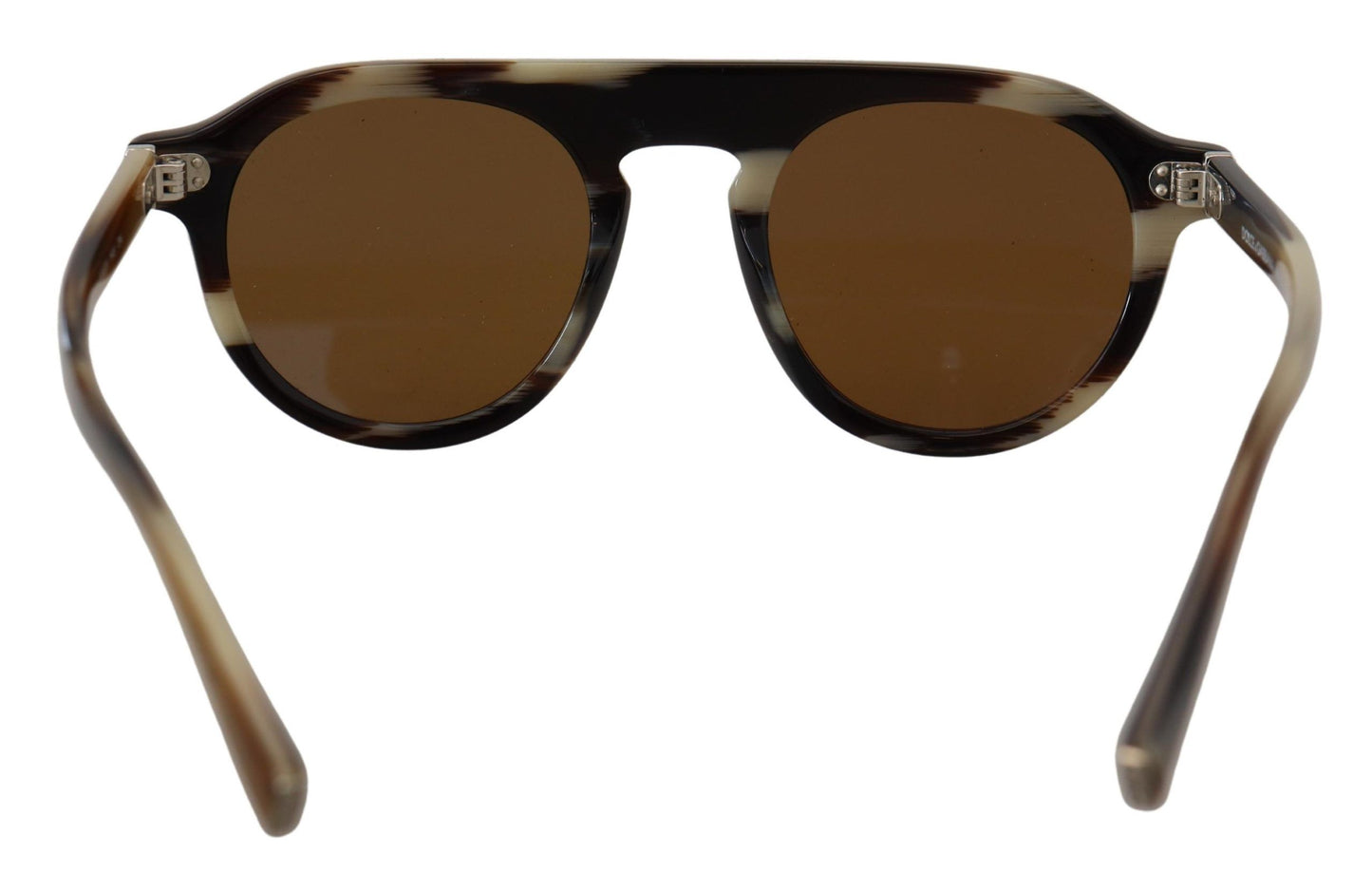 Lunettes de soleil ovales à monture intégrale Dolce & Gabbana DG4306, marron écaille de tortue