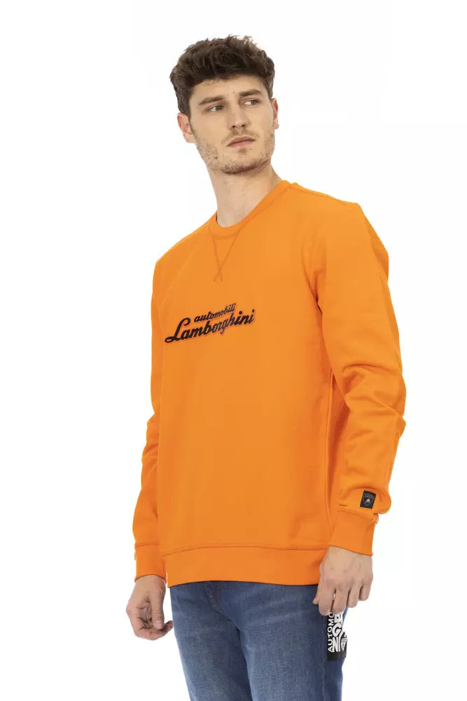 Automobili Lamborghini Pull Homme Coton Orange