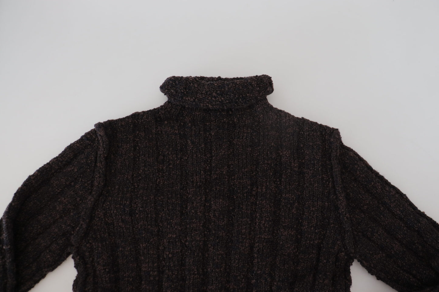 Pull à col roulé en laine marron Dolce & Gabbana