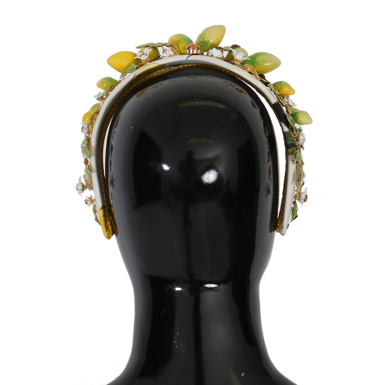 Serre-tête diadème en cristal de Sicile Dolce & Gabbana Yellow Lemons