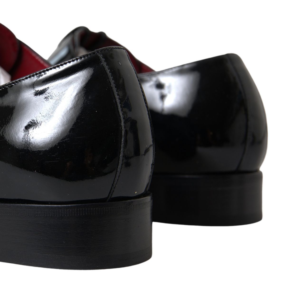 Chaussures habillées en cuir verni noir Dolce & Gabbana