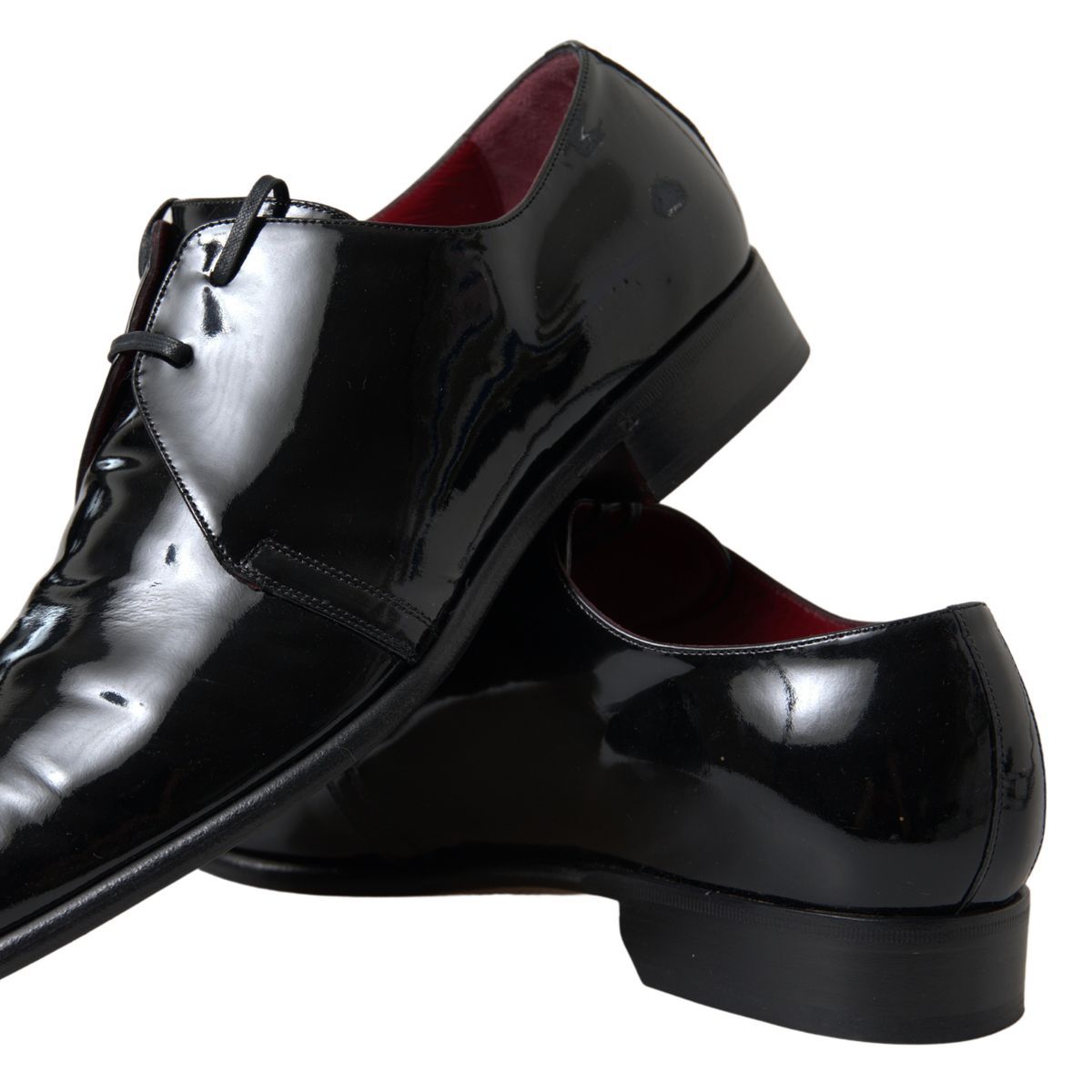 Chaussures habillées en cuir verni noir Dolce & Gabbana