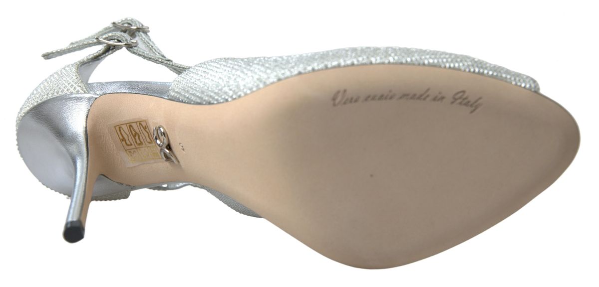 Sandales à talons et escarpins Dolce & Gabbana à reflets argentés