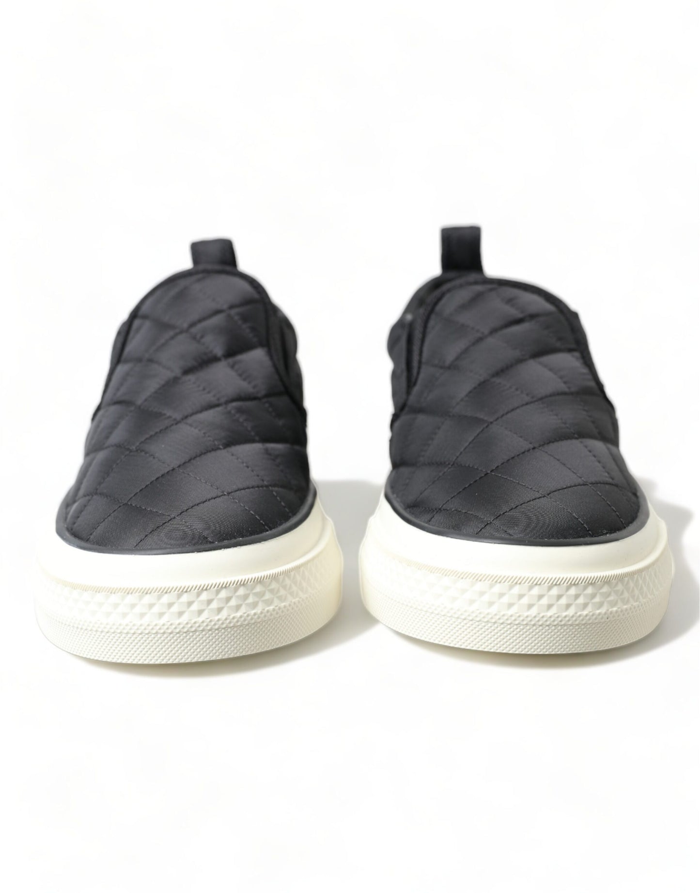 Baskets basses matelassées noires Dolce & Gabbana