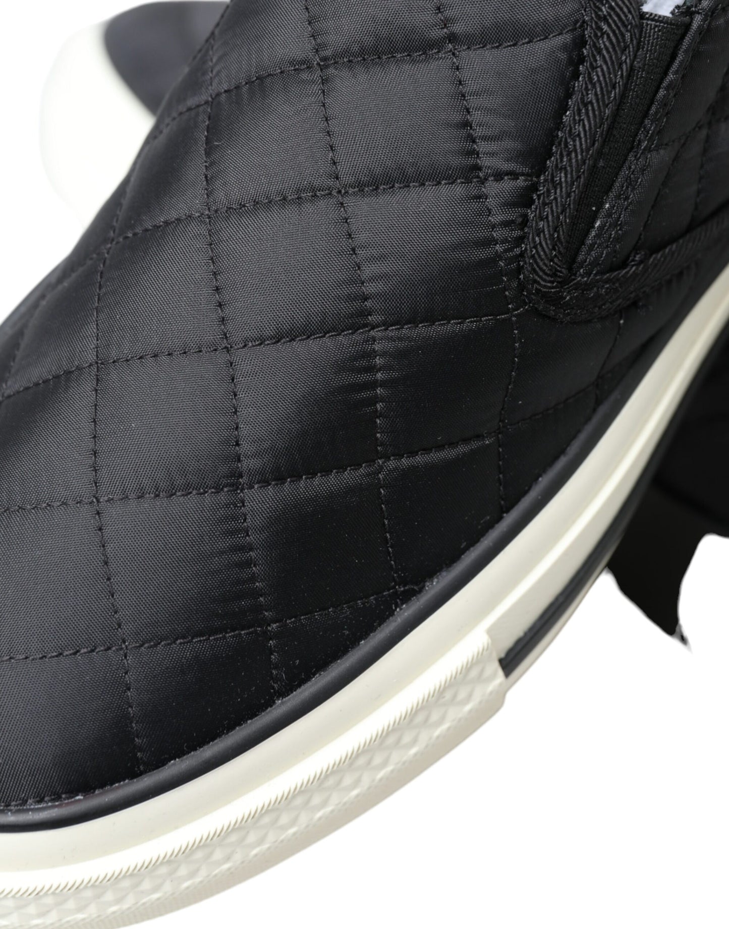 Baskets basses matelassées noires Dolce & Gabbana
