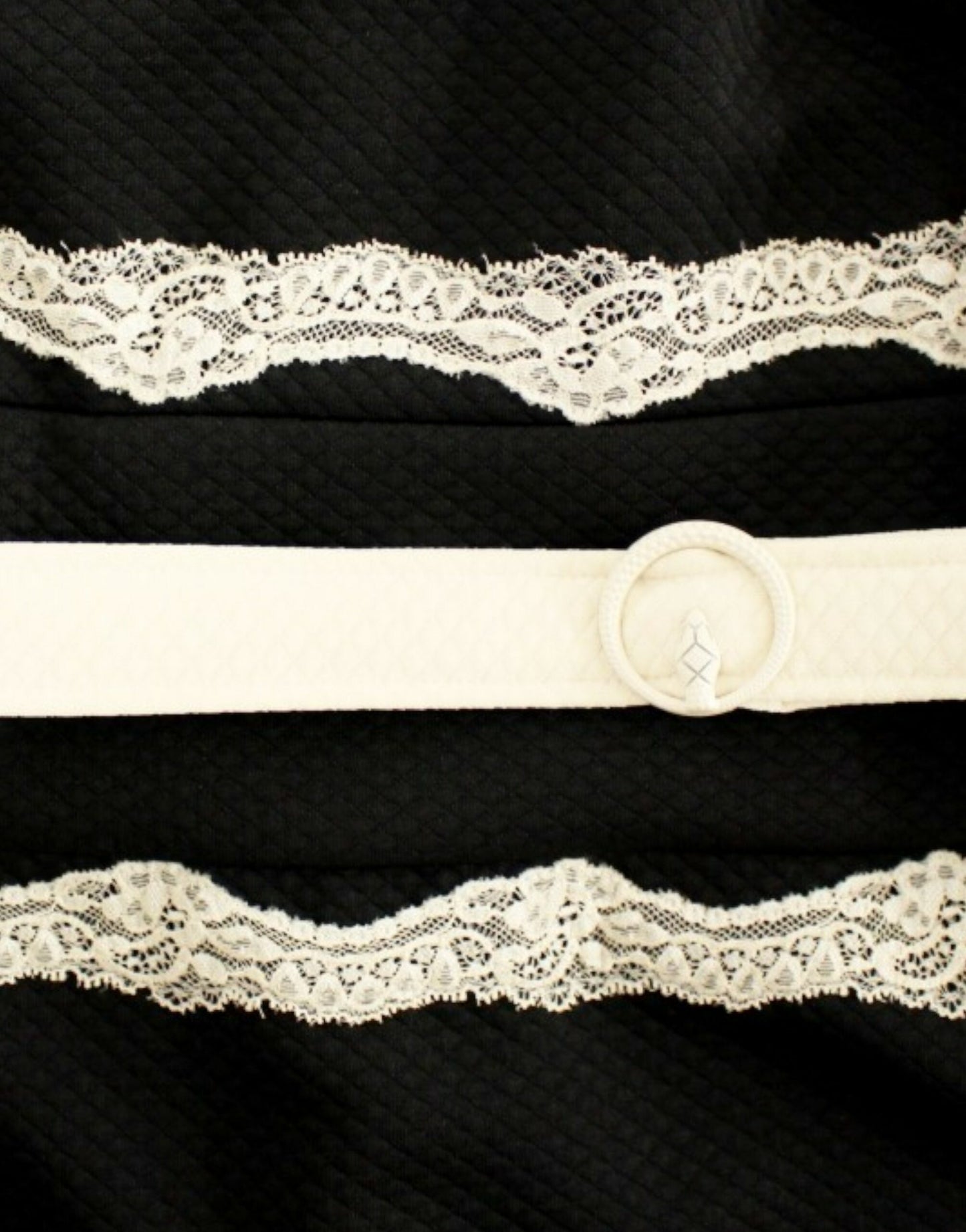 Cavalli Schwarzes Etuikleid aus Spitze