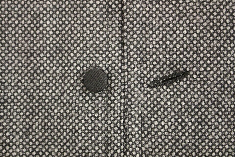 Gilet en coton mélangé gris Dolce & Gabbana avec logo