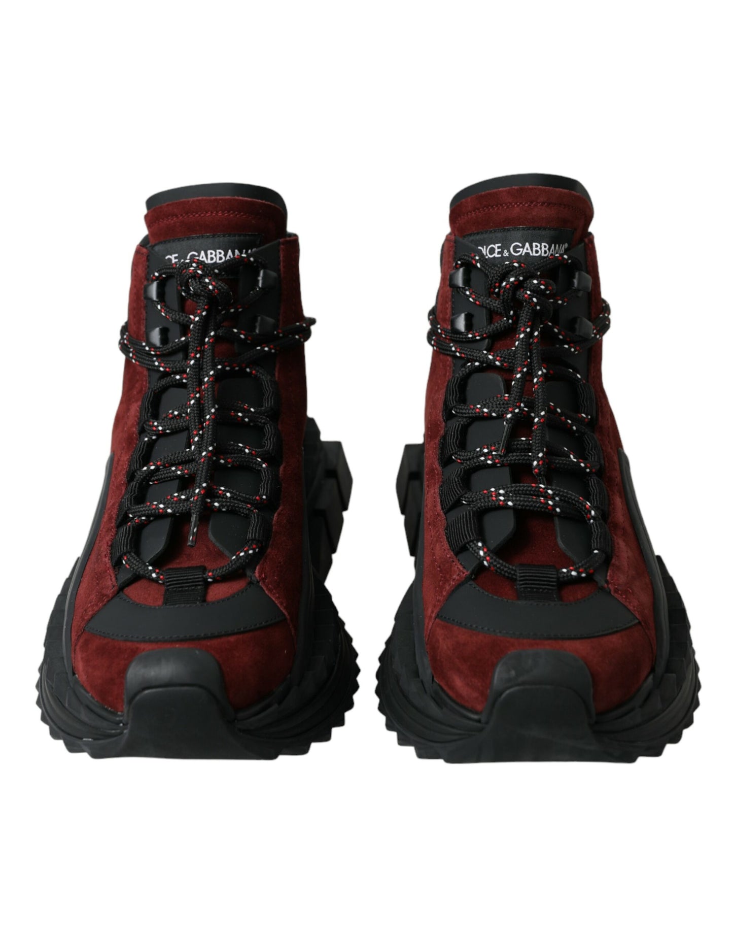 Baskets montantes Dolce & Gabbana Super King bordeaux pour homme