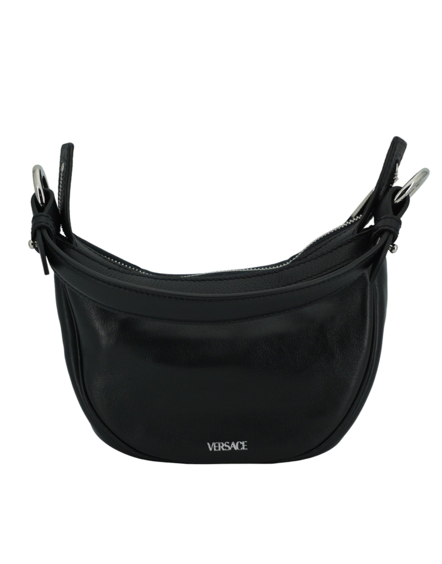 Mini sac à bandoulière Hobo noir élégant de Versace