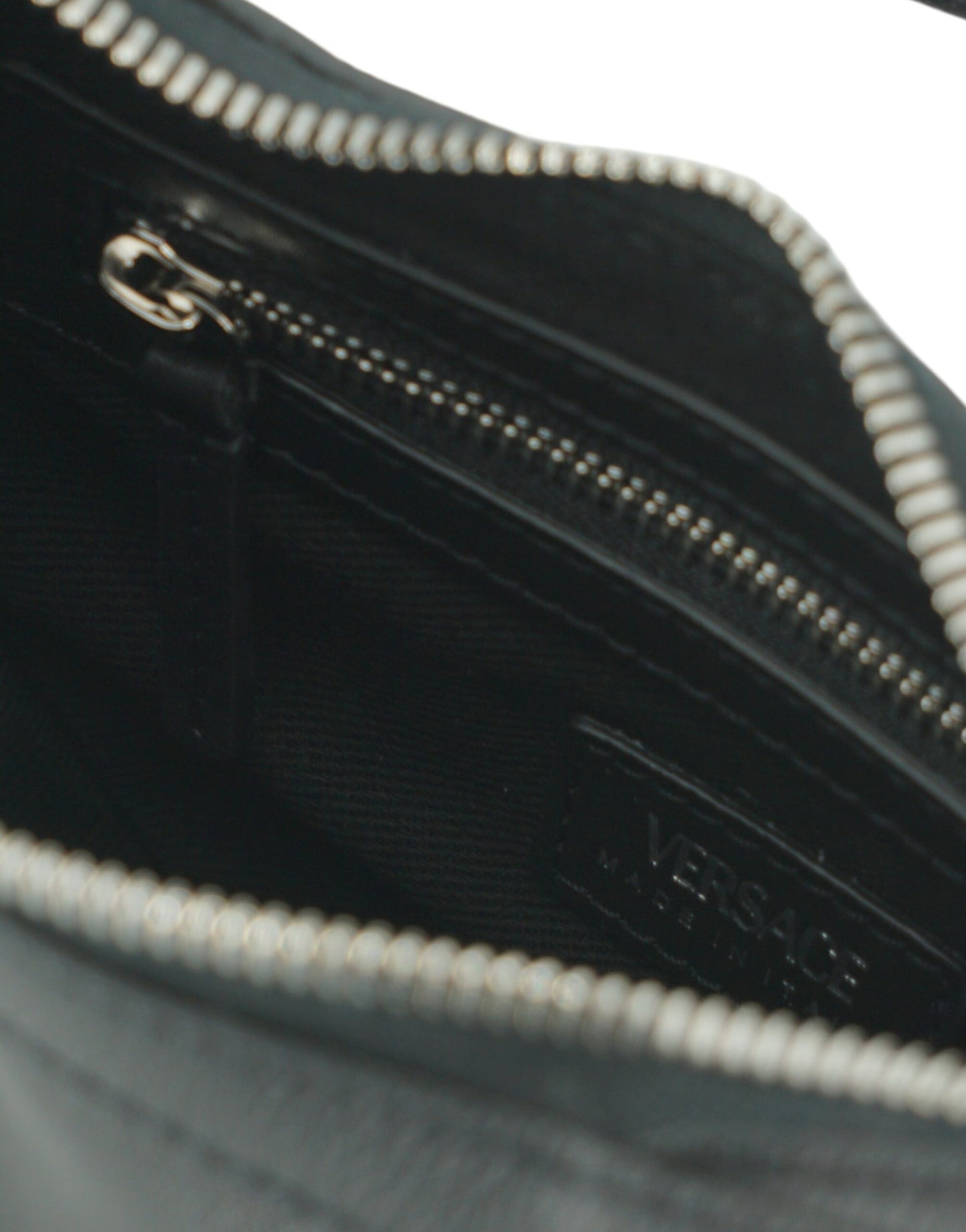 Mini sac à bandoulière Hobo noir élégant de Versace