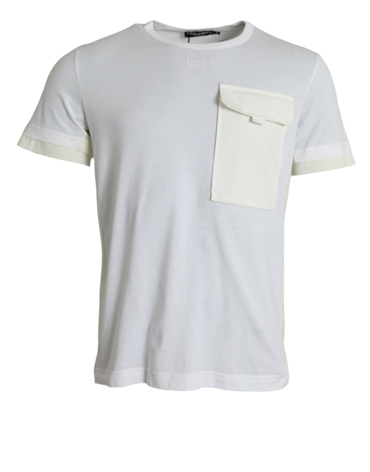 T-shirt à manches courtes en coton blanc Dolce & Gabbana