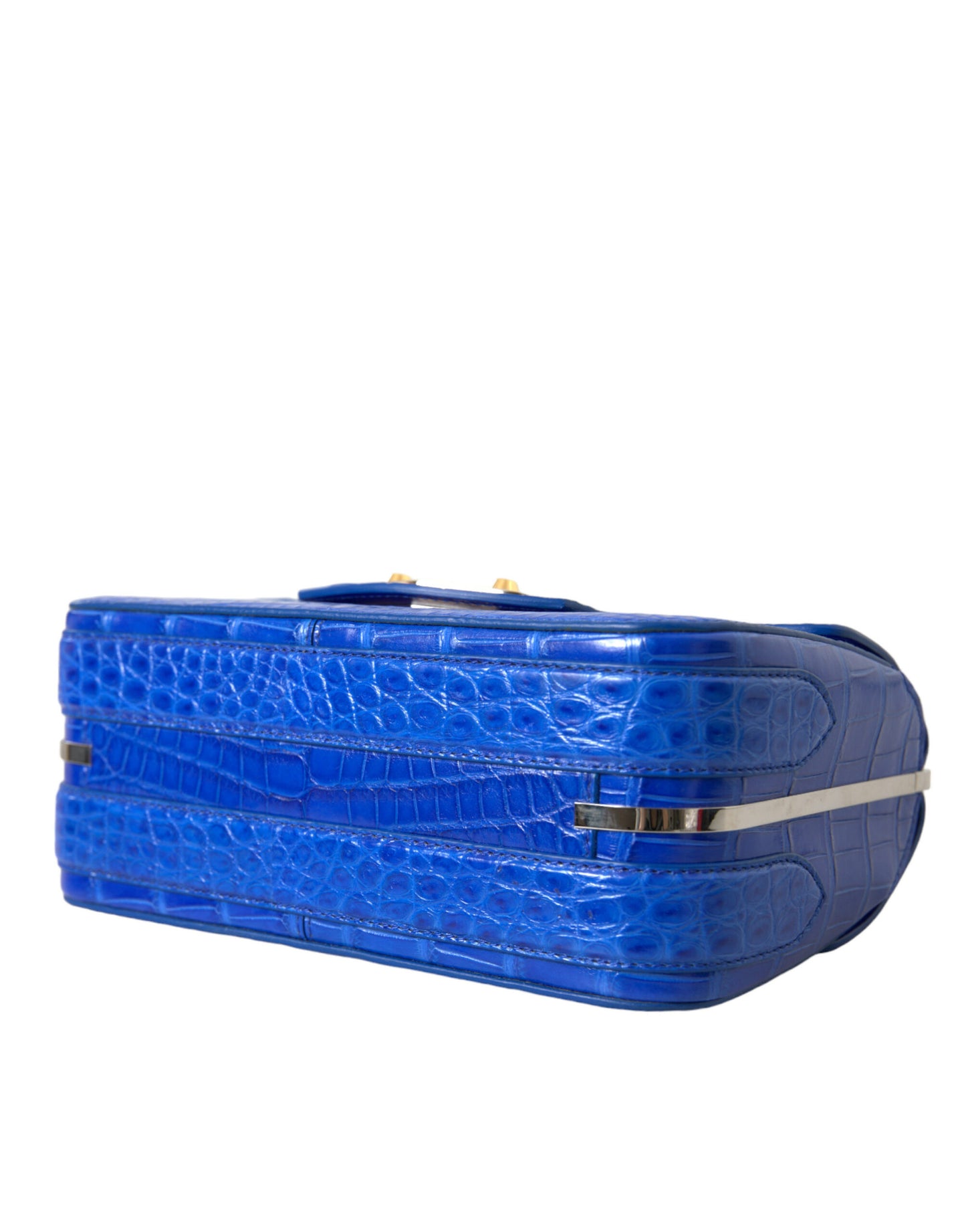 Sac à main à bandoulière Balenciaga Neo Classic en cuir exotique bleu