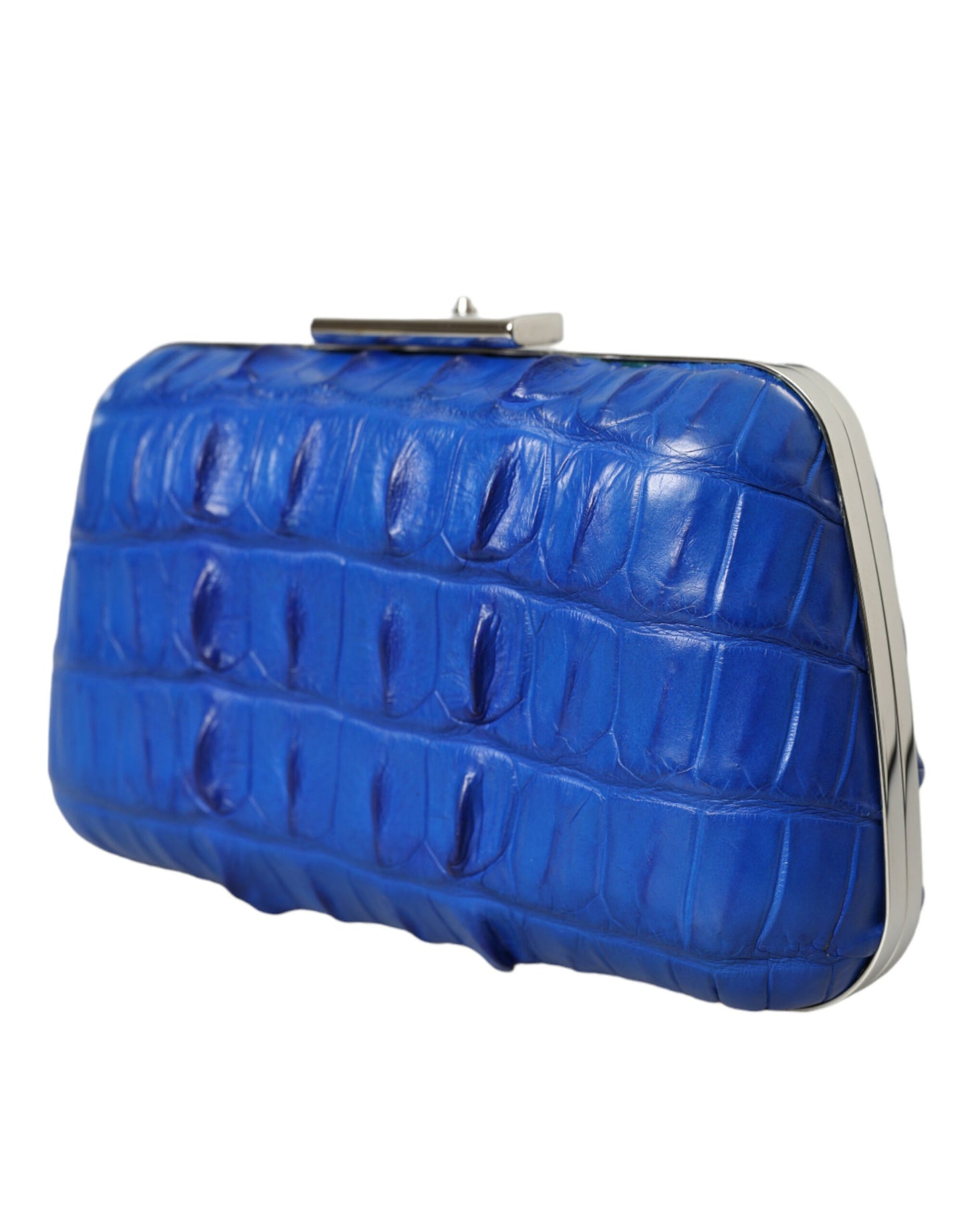 Balenciaga – Umhängetasche aus exotischem Leder in Blau