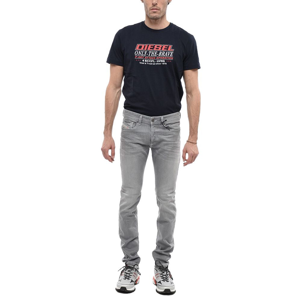 Diesel Graue Jeans und Hose aus Baumwolle