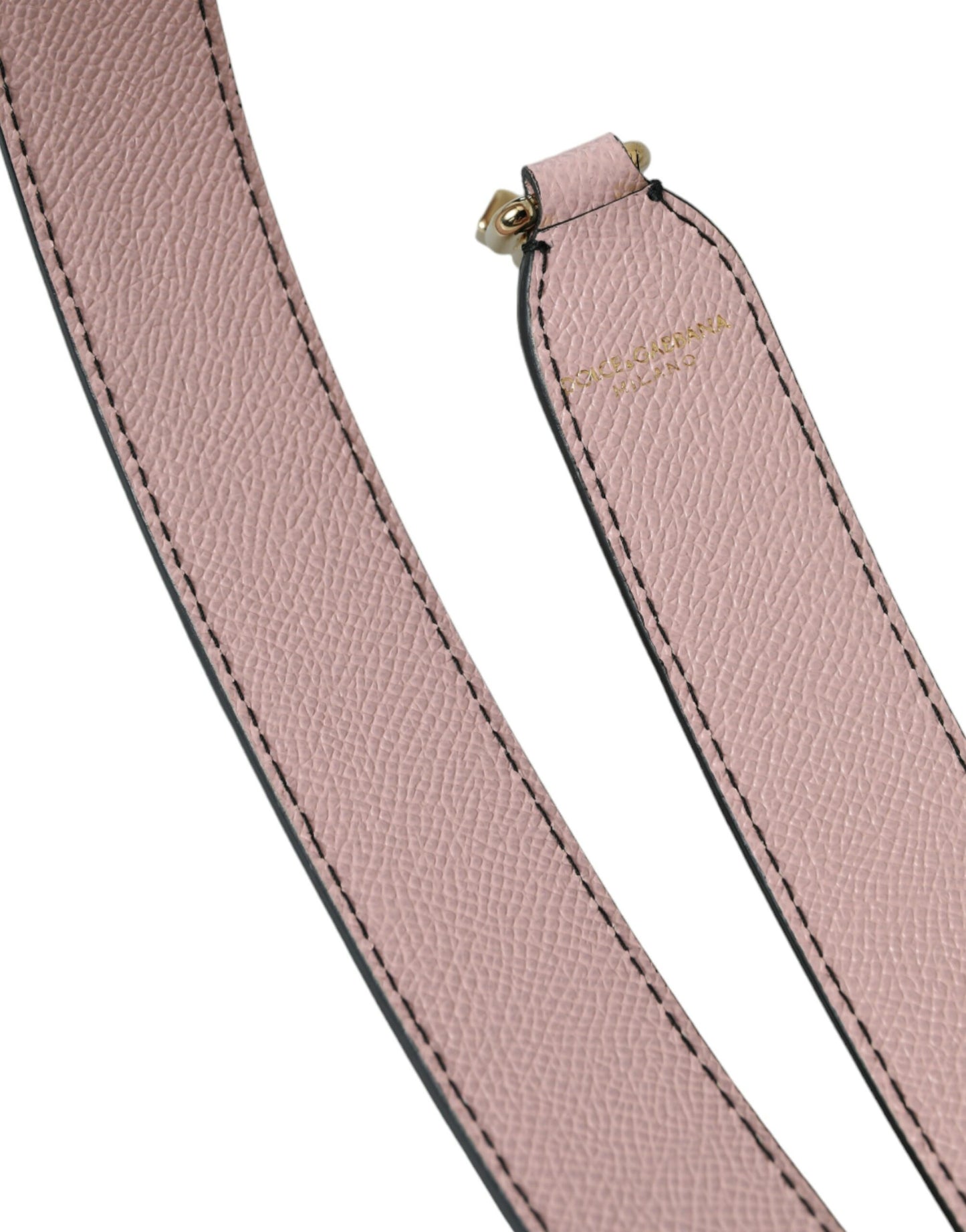 Bandoulière accessoire pour sac à main en cuir rose Dolce & Gabbana