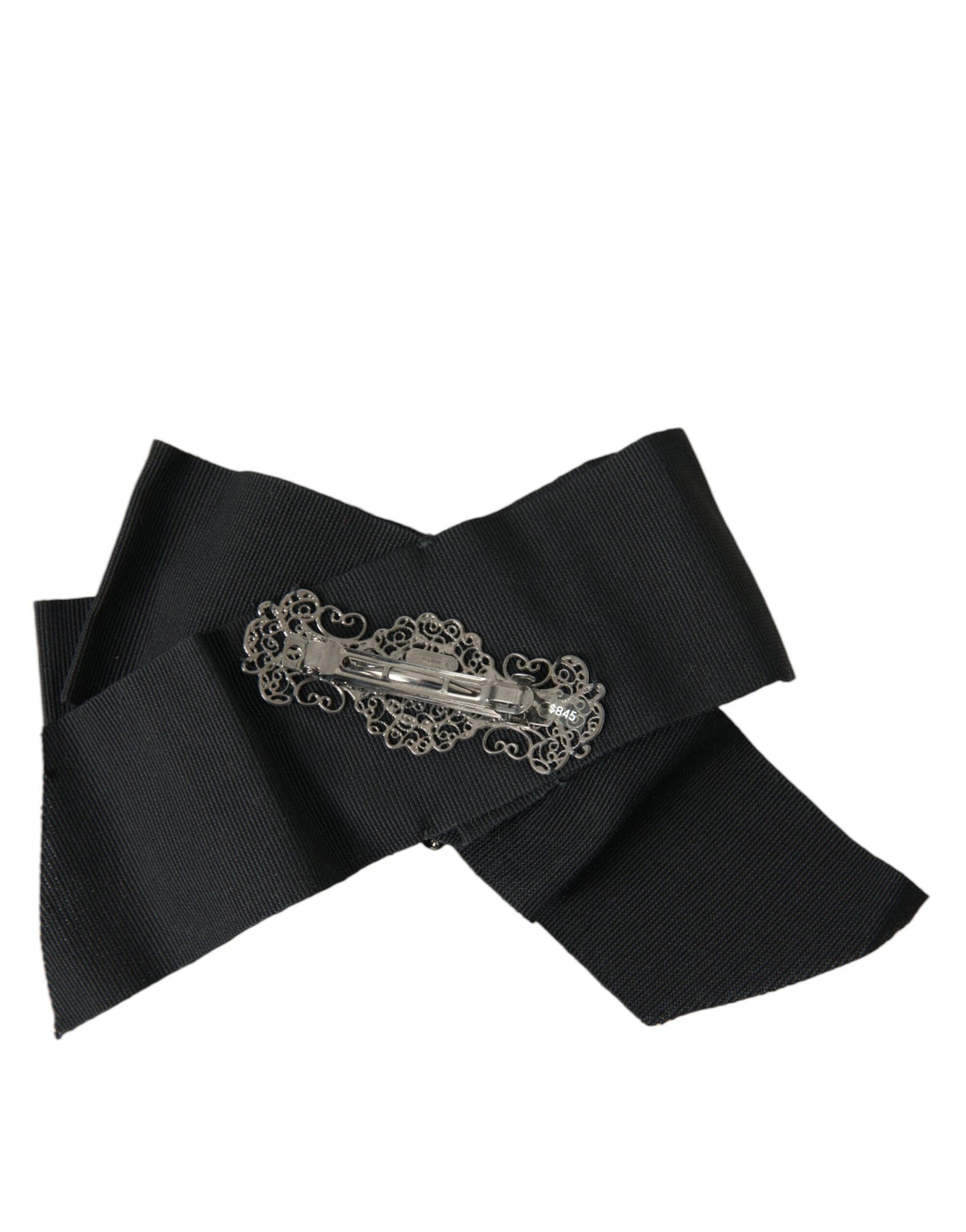 Pince à cheveux Dolce & Gabbana ornée de cristaux Swarovski noirs