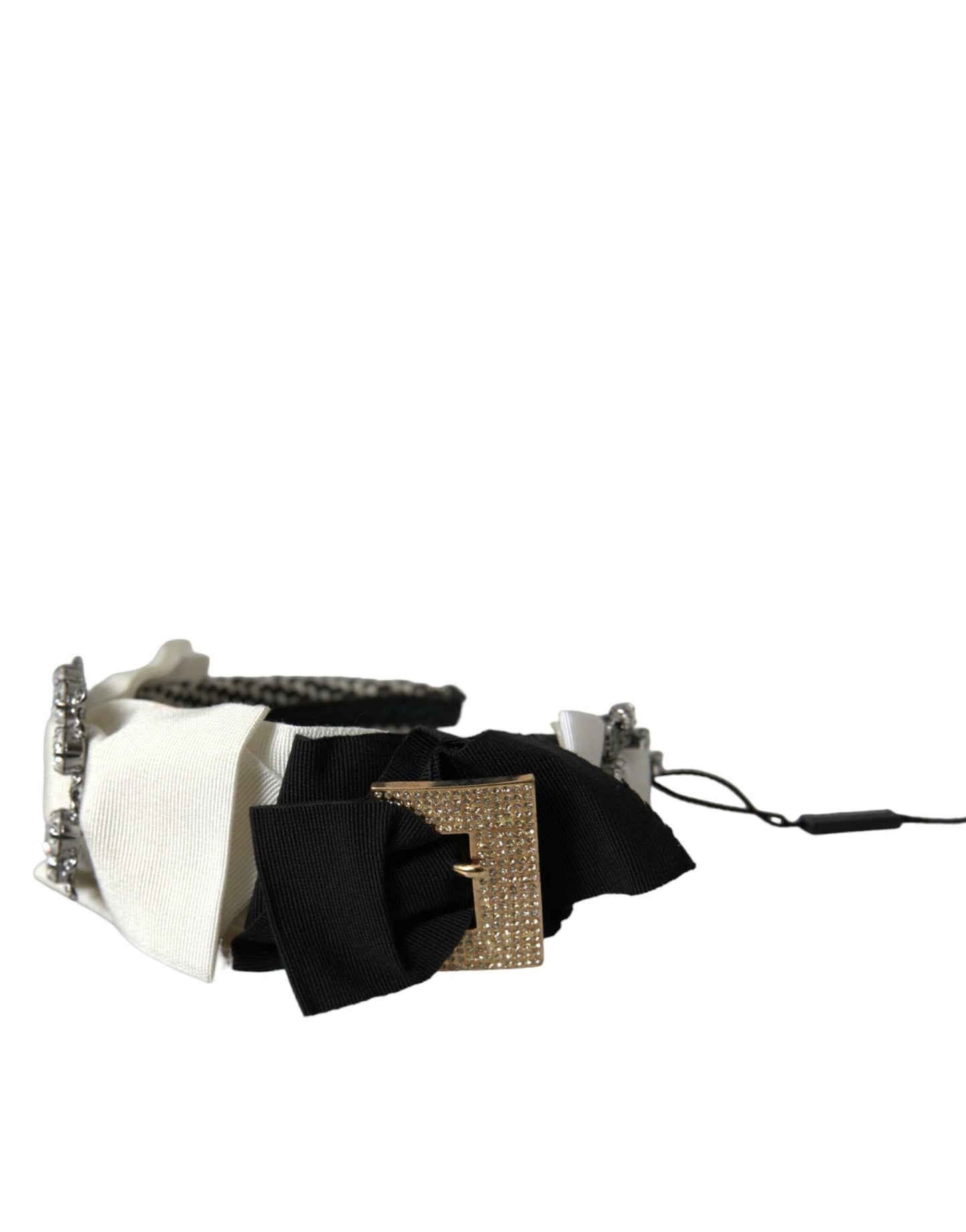 Bandeau diadème pour femme Dolce & Gabbana orné de cristaux multicolores