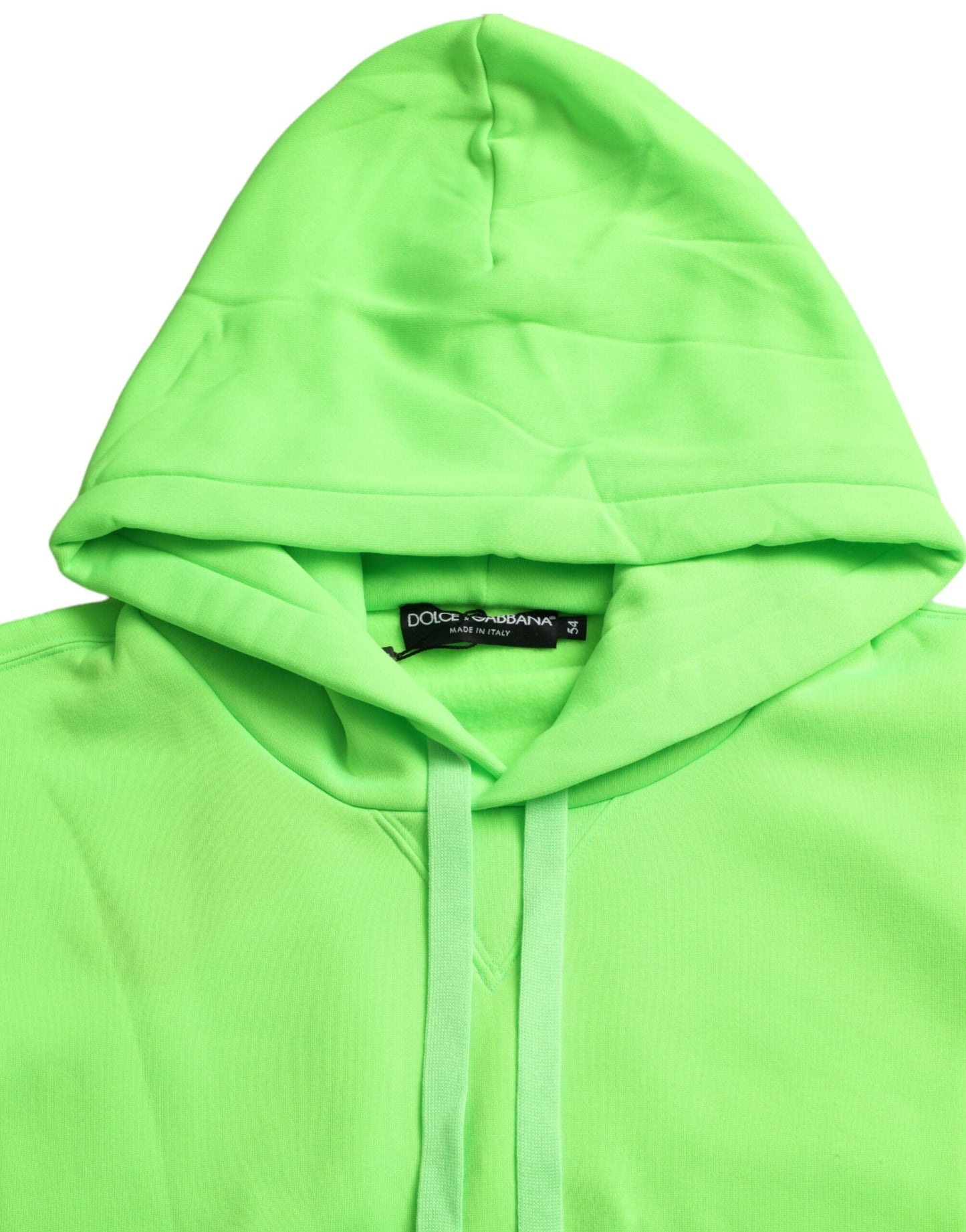 Pull à capuche vert fluo Dolce & Gabbana