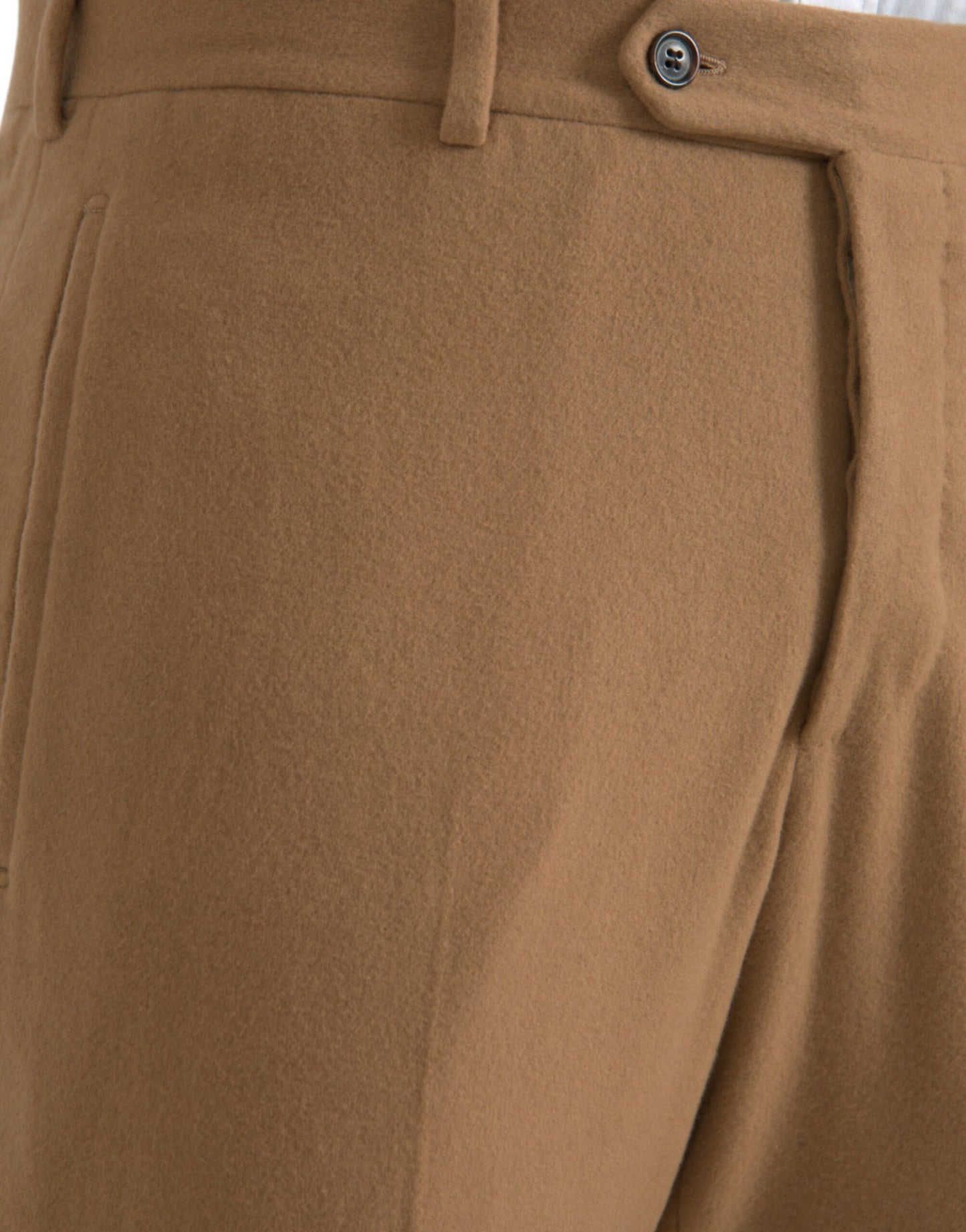 Prada Beige Kaschmir Herren Straight Fit Anzughose